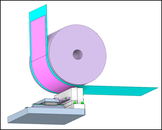 On Roll Down Feed Coating
